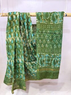 Office wear jungle green Traditnal pure kota doria saree with blouse