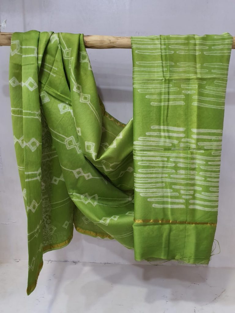 Spring bud chanderi silk saree for women