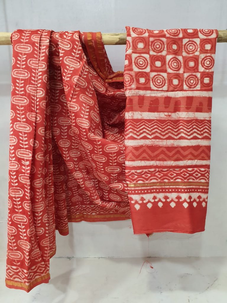 Office wear Blush Pink Chanderi saree with blouse