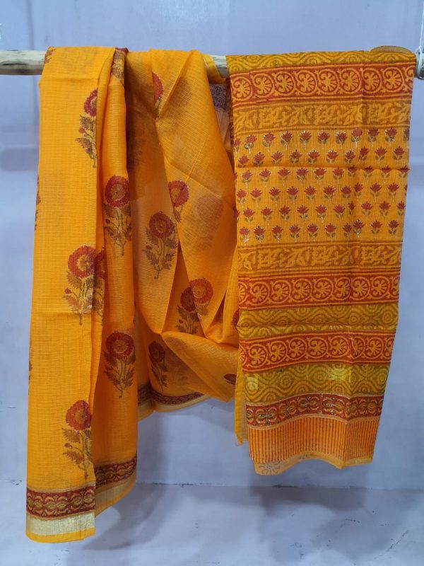 Jaipuri Amber kota doria saree With blouse