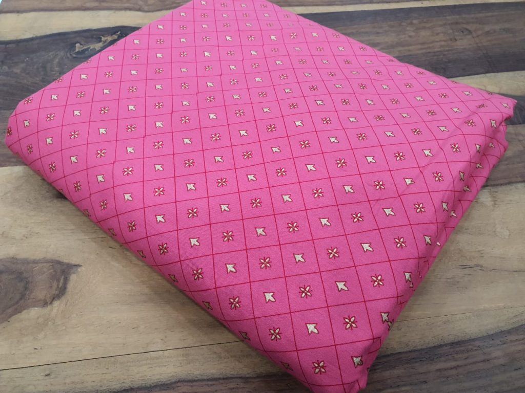 Superior quality Pink Pure cotton runing material set