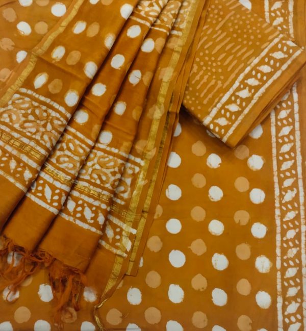 Exclusive Brown ethnic wear salwar suit with chanderi dupatta online