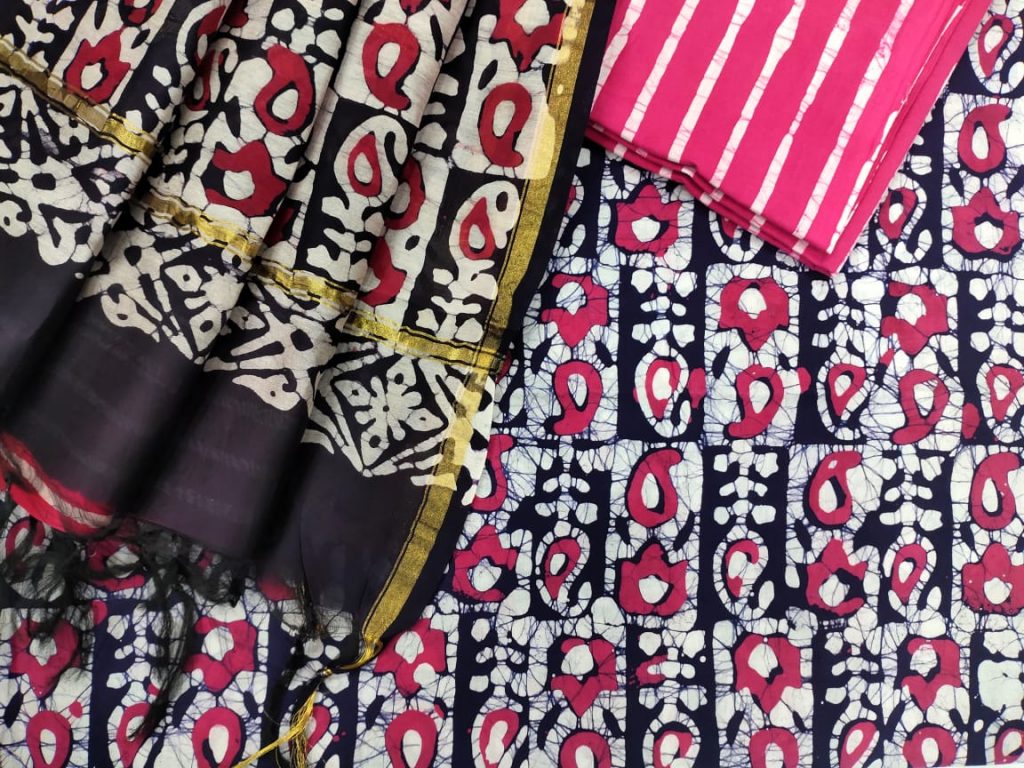 Pink cotton salwar Kammez ethnic wear ladies suit