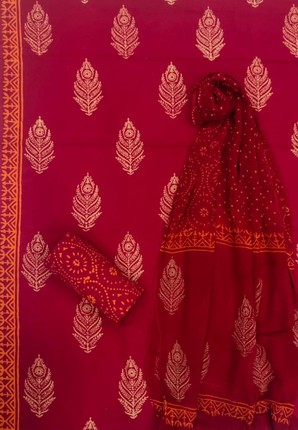 Crimson ethnic wear pure cotton salwar suits online