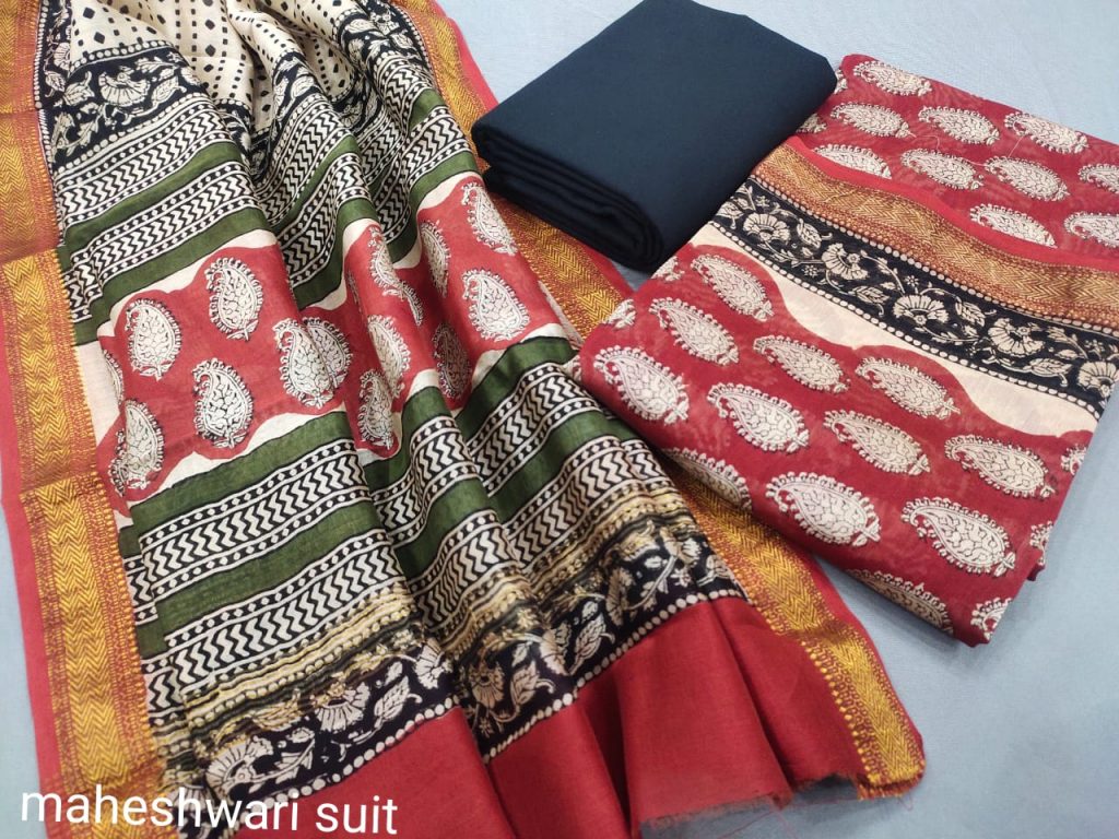 Carmine maheshwari silk suit ethnic ladies suits online
