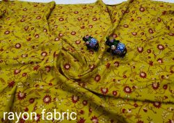 Pear pure Rayon running fabric dress material set