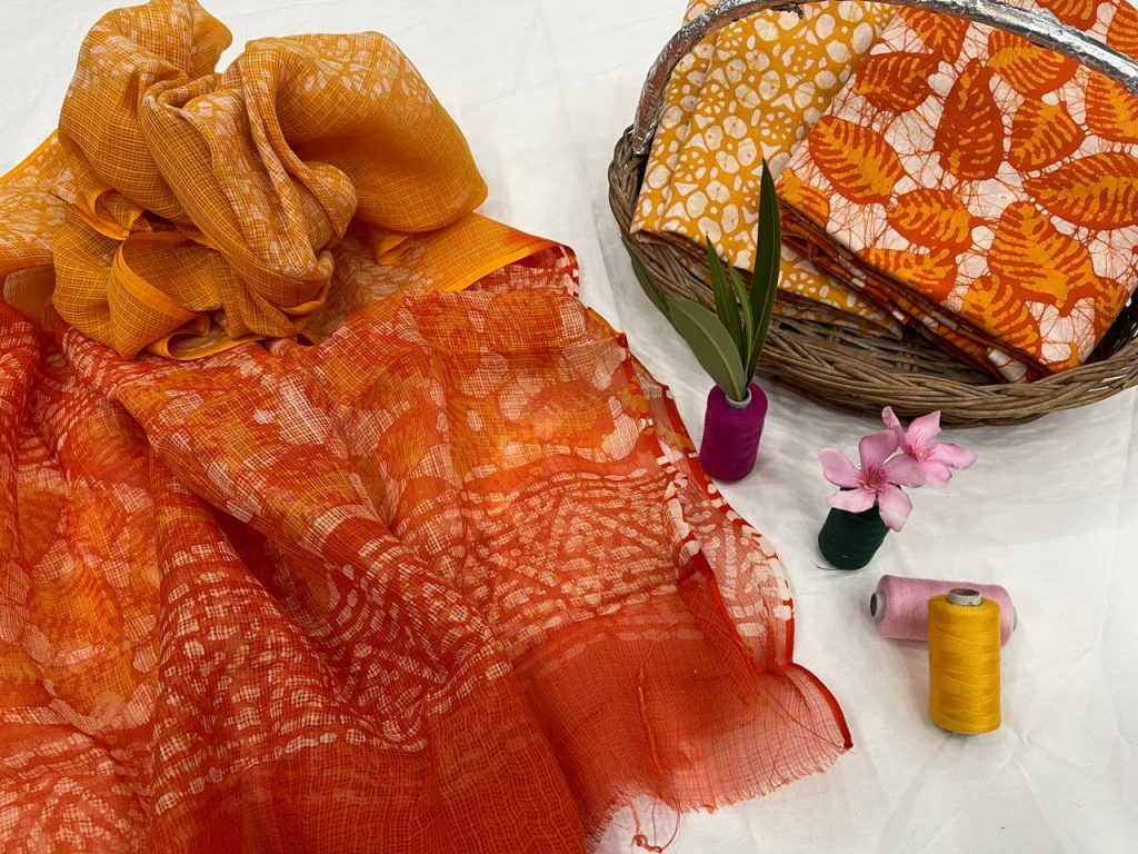 Orange office wear salwar suits online