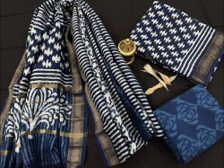 Baby blue maheshwari silk suit with dupatta online