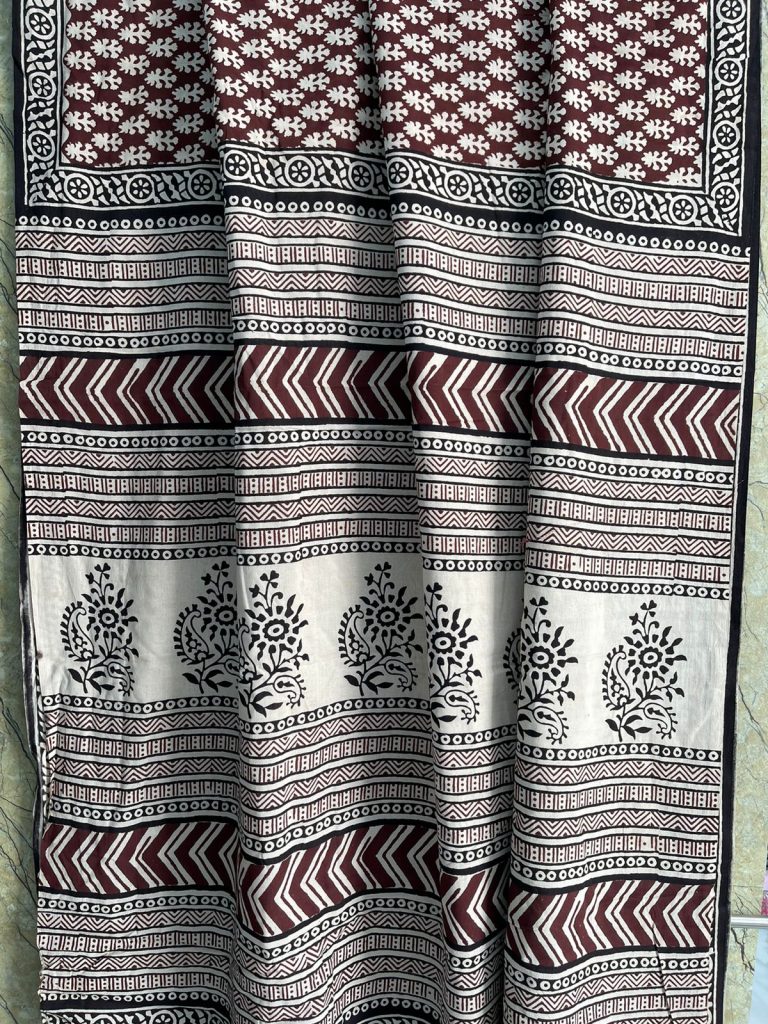 Royal maroon cotton sarees online india