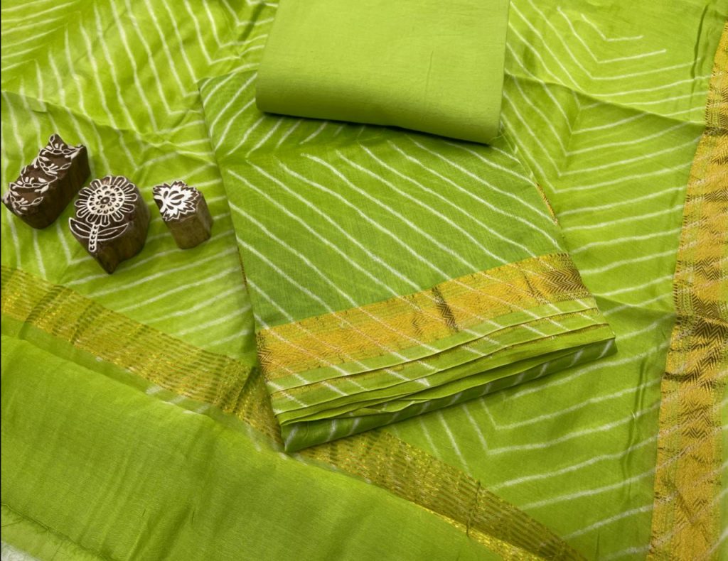 Green maheshwari Silk salwar kameez online