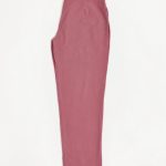Blush Pink cotton straight pant for women