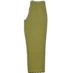 Mehandi green Pure cotton straight fit scallop pant
