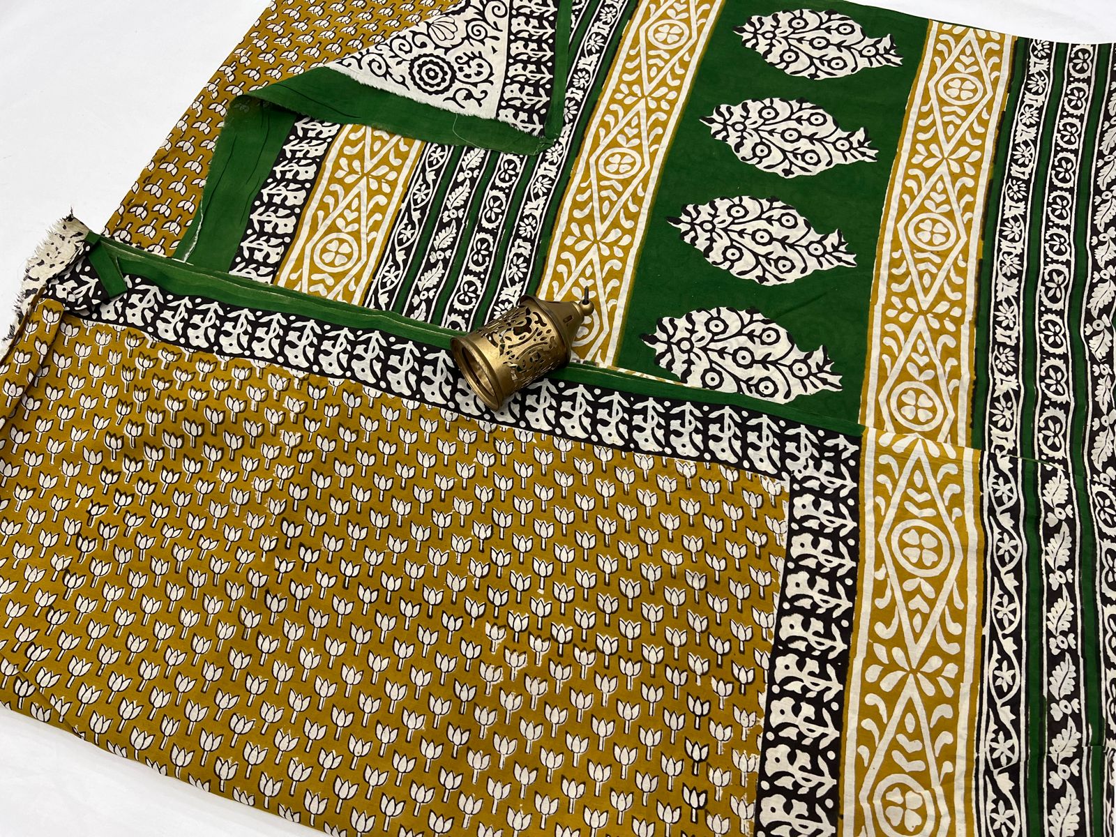 Bagru print cotton office wear saree