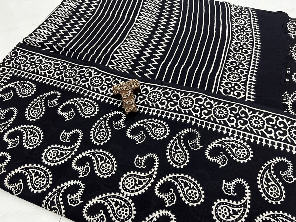 Black daily wear saree online shopping
