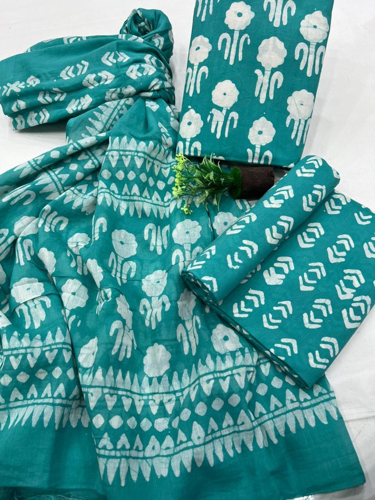 Keppel cotton dress designs materials with cotton dupatta