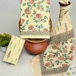 Canary hand block printed latest dresses for ladies