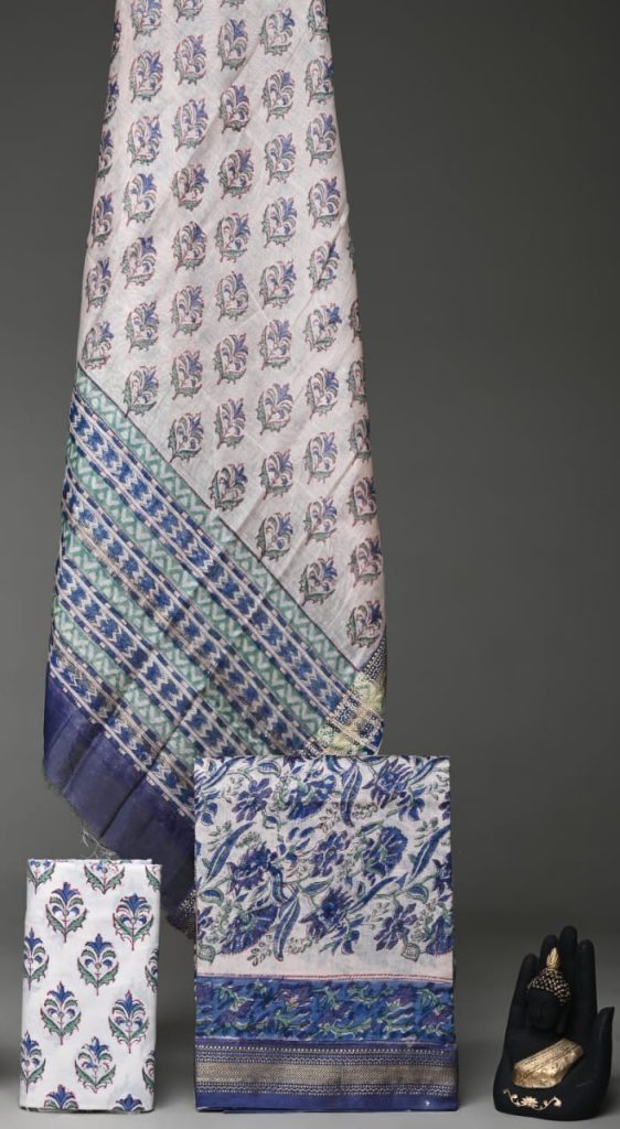 White blue Buy online maheshwari salwar suits
