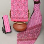 Playful Pink Cotton Salwar Suit with Sea Creature Design – Unique Hand Block Print