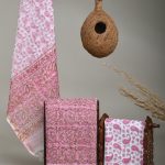 Elegant Pink Paisley Hand Block Printed Kota Doria Salwar Kameez