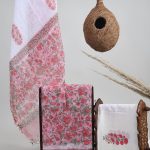 Elegant Pink Floral Pure Kota Doria Salwar Suit – Summer Collection