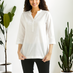 Crisp White Linen Kurta – Classic Elegance Meets Modern Tailoring