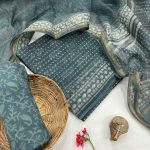 Oceanic Blue Traditional Block Print Fabric – Cool Summer Fashion