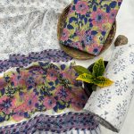 Exquisite Floral Hand Block Printed Cotton Salwar Suit – Summers Best