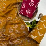 Sunny Marigold Cotton Salwar Suit – Handcrafted Daily Wear