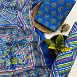 Royal Blue Traditional Block Printed Cotton Suit – Artisanal Daily Wear
