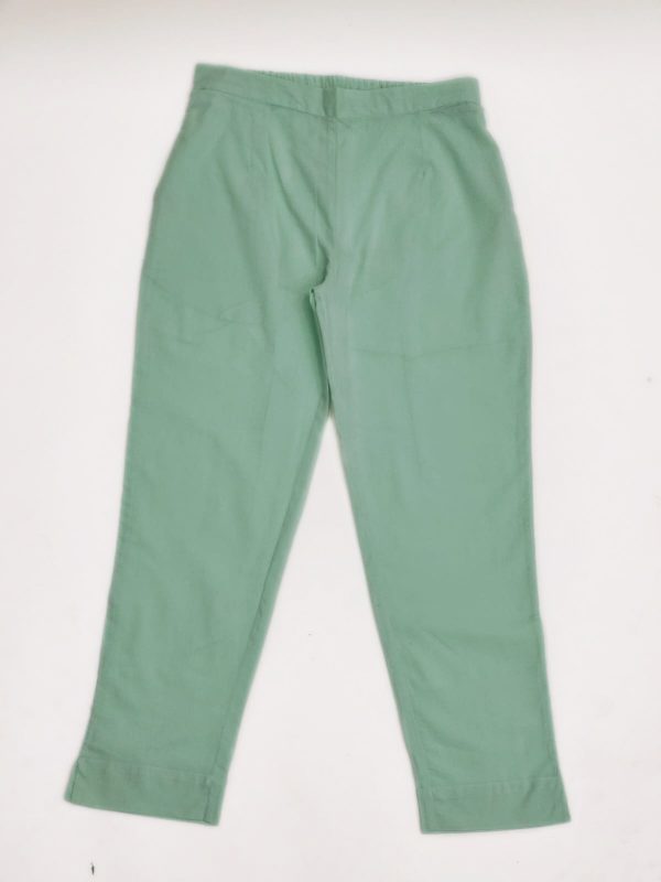Lite aqua cotton trouser